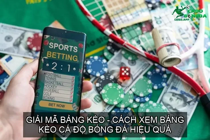 Giải Mã Bảng Kèo - Cách Xem Bảng Kèo Cá Độ Bóng Đá Hiệu Quả