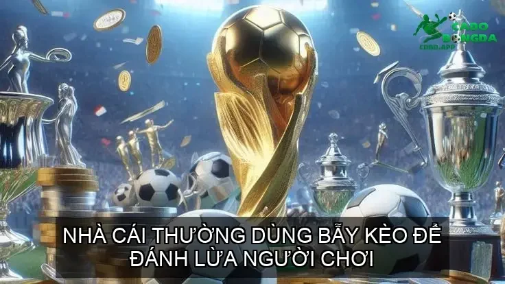 Nhà cái thường dùng bẫy kèo để đánh lừa người chơ