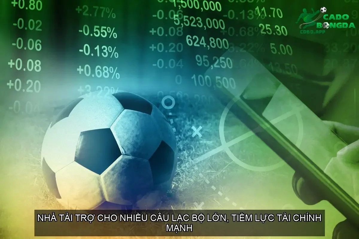 Nhà tài trợ cho nhiều câu lạc bộ lớn, tiềm lực tài chính mạnh